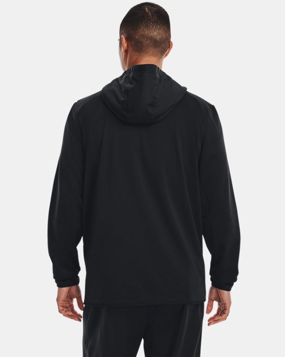 Men's Armour Fleece® Storm Full-Zip Hoodie, Black, pdpMainDesktop image number 1